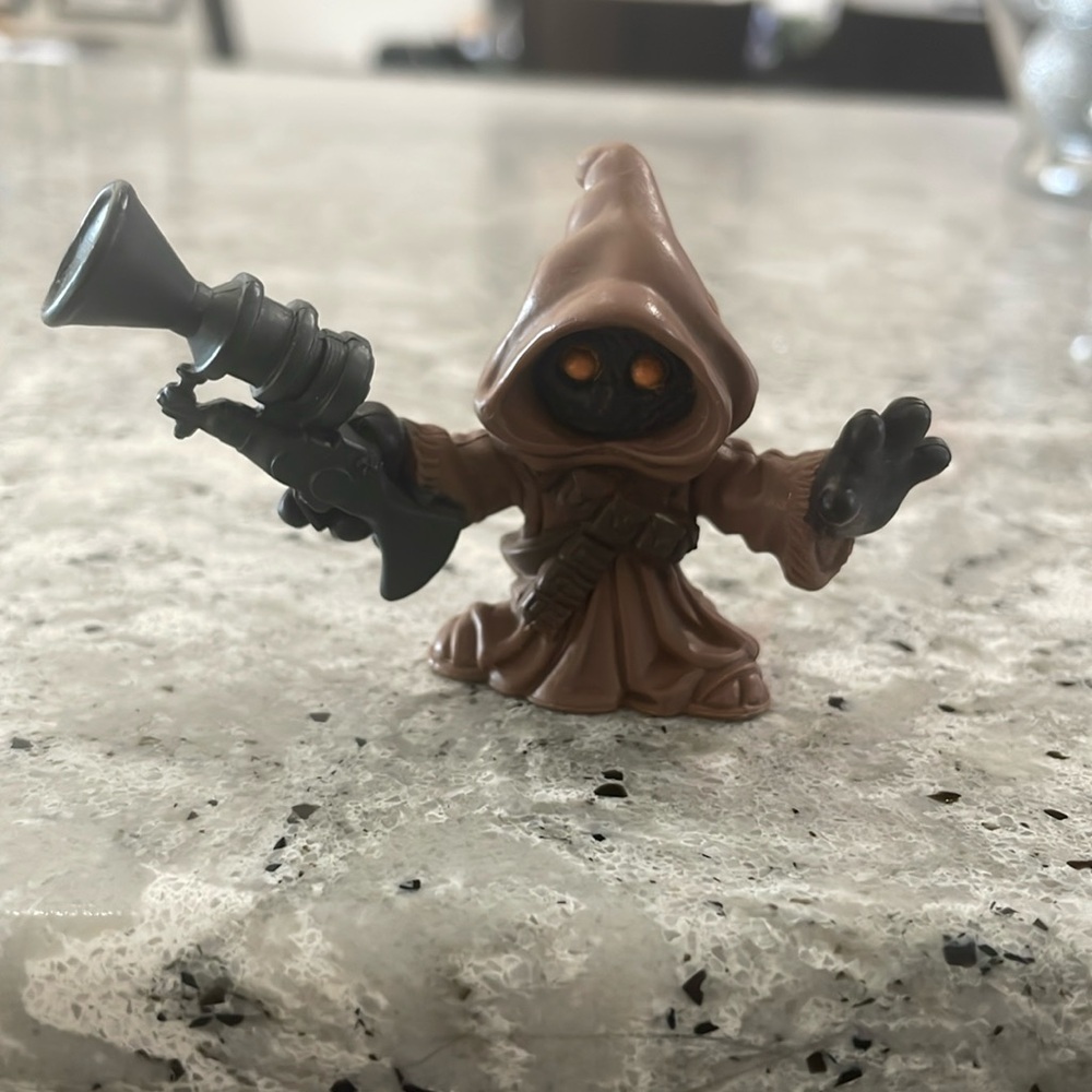 Star Wars 2003 HAsbro Galactic Heroes JAWA left hand pvc trooper action figures